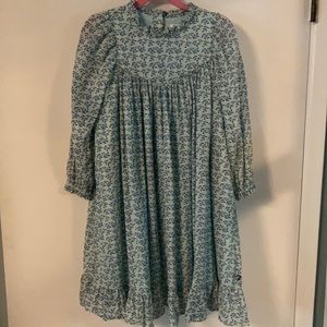 Girls Chocolate Elephant Prairie Dress